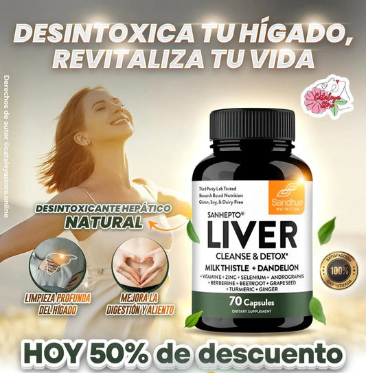 LIVER CLEANSE DETOX + ENVÍO GRATIS  🎁