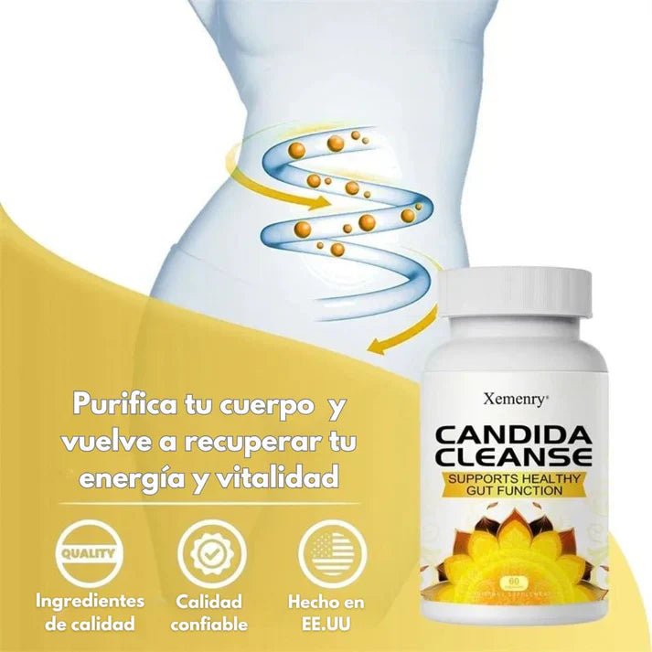 2 x 1 - Candida Cleanse Reduce antojos, hinchazón y fatiga + Envío Gratis 🎁