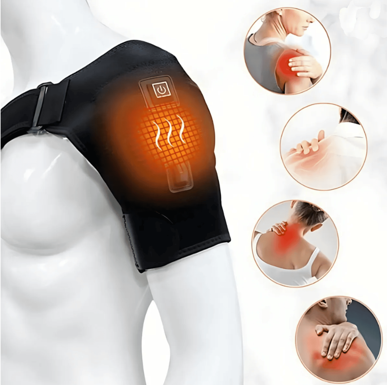 Hombrera termica - alivio inmediato para el dolor de hombro - Manguito Rotador