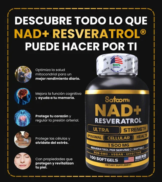 NAD + RESVERATROL 🍇🍷 + ENVÍO GRATIS Y REGALO 🎁